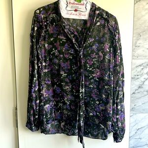 Iro blouse size 36EU, worn once. Lightweight chiffon. Elegant and luxurious.